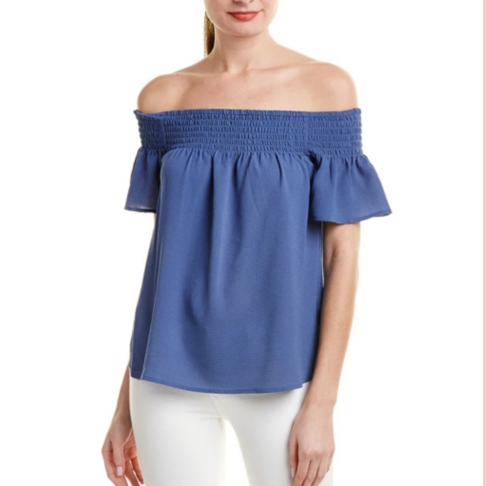 harvé bernard blue dusk XL blouse